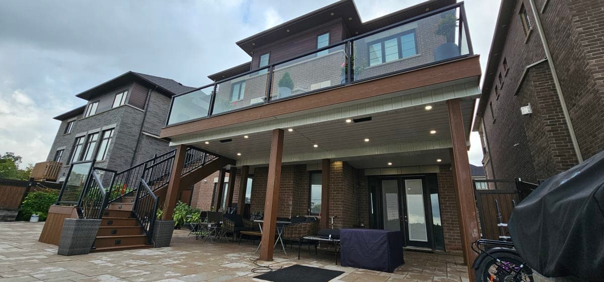 Luxury deck project in Etobicoke